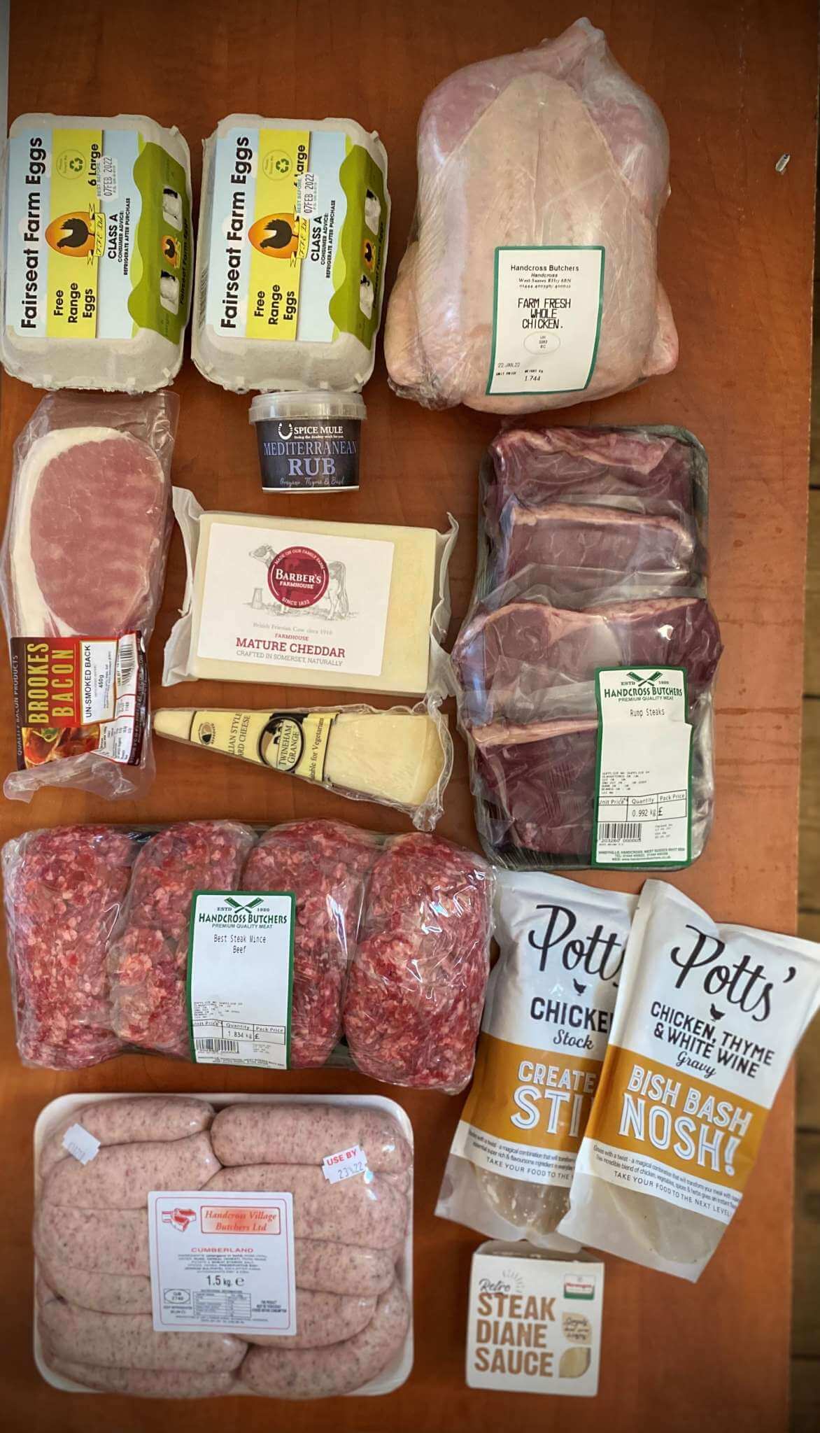 The Meat And More Hamper Handcross Butchers Ltd 